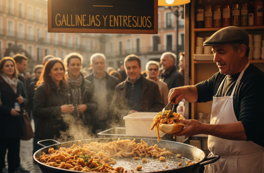 El bocata más peculiar de Madrid: Gallinejas y Entresijos